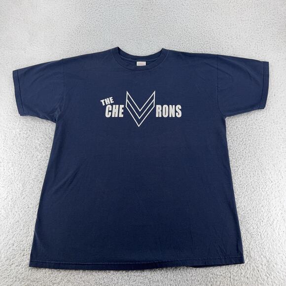 Vintage The Chevrons Shirt Mens XL Band 40th Anniversary 2000 Concert Tour Music - Picture 2 of 7